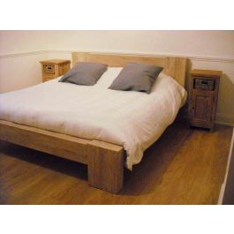 Whitewash king store bed frame